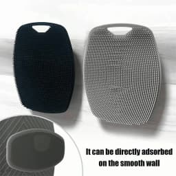 New Soft Silicone Exfoliating Brush Rub Back Brush Body Cleansing Scrubber Brush Shower Gentle Massage Bath Brush Bath Supplies