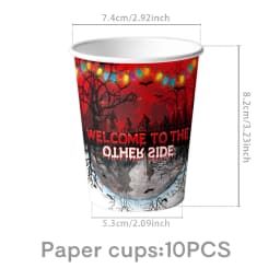 Kids Birthday Decoration Disposable Stranger Season 5 Tableware Cups Plates Balloons Baby Shower Kids Birthday Party Supplies
