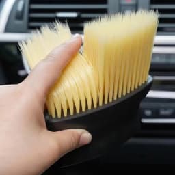 Kaschi Car Interior Sweeping Dust Soft Brush Car Wash Tool Artifact Car Interior Gap Dust Brush Air Outlet Cleaning Brush