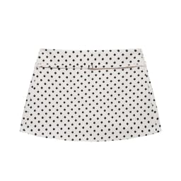 Women's Solid Color Skort with Belt Side Zipper Casual Shorts Skirts Fashionable And Stylish Women's Clothing