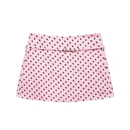 Women's Solid Color Skort with Belt Side Zipper Casual Shorts Skirts Fashionable And Stylish Women's Clothing