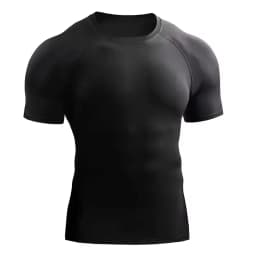 Men's Compression T-Shirt Summer Sportswear Running T Shirt Elastic Quick Dry Sport Tops Tee Athletic Gym Workout T Shirts Men
