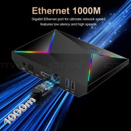 New Smart TV BOX Android 14.0 4GB+128GB Ethernet 1000M 5G WIFI6 USB3.0 HDMI Netzwerk Media Player Octa Core Buletooth 5.0 2025