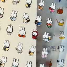 New Miffy Stickers Cute Water Cup Computer Decorate Kawaii Stickers Phone Case Ipad Notebook Waterproof Stickers Gifts