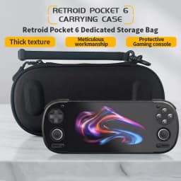 RP6 Original Gaming Accessories RP5 Handheld Device Protective Case Storage Bag Lanyard Soft Bag For Retroid Pocket 6