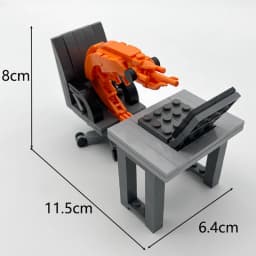 MOC Building Block Shrimp Model Figurines Puzzle Assembly Kit for Boys And Girls Internet Celebrity Creative Parodies Toy