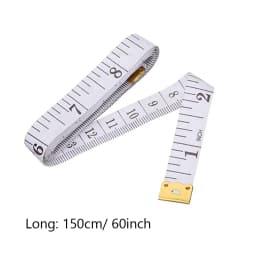 1/5/10Pcs 150cm/60-Inch Soft Body Measuring Ruler Tailor Tape Measure Centimeter Meter Sewing Measuring Tape in Random Colors
