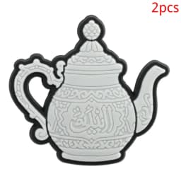 New Moroccan hole shoes charm flower shoe buckle personalized DIY removable soft rubber garden shoes accessories jewelry