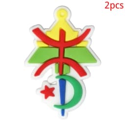 New Moroccan hole shoes charm flower shoe buckle personalized DIY removable soft rubber garden shoes accessories jewelry