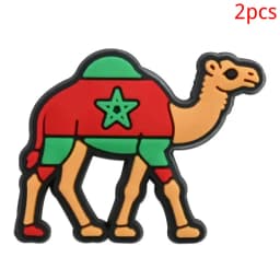 New Moroccan hole shoes charm flower shoe buckle personalized DIY removable soft rubber garden shoes accessories jewelry
