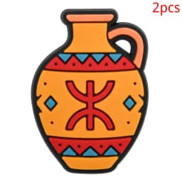 New Moroccan hole shoes charm flower shoe buckle personalized DIY removable soft rubber garden shoes accessories jewelry