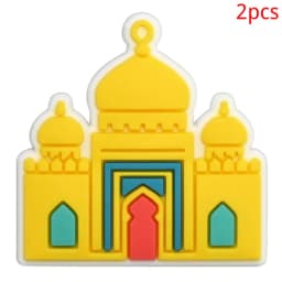 New Moroccan hole shoes charm flower shoe buckle personalized DIY removable soft rubber garden shoes accessories jewelry