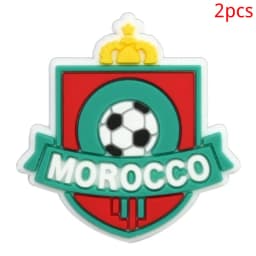 New Moroccan hole shoes charm flower shoe buckle personalized DIY removable soft rubber garden shoes accessories jewelry