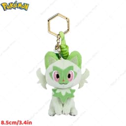 Original Pokemon Mimikyu Gengar Snorlax Umbreon Plush Toy Keychain Kawaii Espeon Jigglypuff Sprigatito Quaxly Peluche Dolls Gift