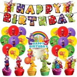 Teletubbies Birthday Party Decorations For Teletubbies Themed Party Supplies Boys Girls Birthday Gifts Baby Shower Supplies