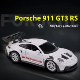 1:36 Porsche 911 GT3 RS Racing Sports Car Alloy Miniature Model Diecast Toy Fast Furious Collect Pull Back Childrens Birthday Gi