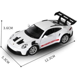 1:36 Porsche 911 GT3 RS Racing Sports Car Alloy Miniature Model Diecast Toy Fast Furious Collect Pull Back Childrens Birthday Gi