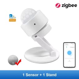 Tuya Zigbee PIR Motion Sensor Human Body Infrared Detection Smart Home Security Alarm Detector Works with Alexa Google Assistant