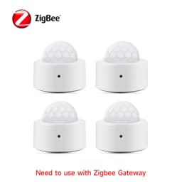 Tuya Zigbee PIR Motion Sensor Human Body Infrared Detection Smart Home Security Alarm Detector Works with Alexa Google Assistant