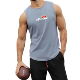 Gym Tank Top Running Sleeveless Shirt Fitness Workout Vest Men Basketball Jersey Training Bodybuilding Workout Stringer Singlets