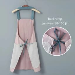 Hand-wiping Aprons For Women Rabbit Print Kitchen Cooking Apron Household Oil-proof Waterproof Apron Adult Waist Fashion Uniform