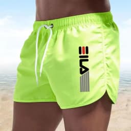 Summer Shorts Men fast drying swim shorts Breathable net fast drying surf beach pants Men's fitness pants Elastic waist shorts