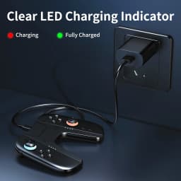 Charging Grip for Switch 2 Joy-Con Controller, Type-C Dual Charging Handle with LED Indicator Grip for Switch 2 Accessories