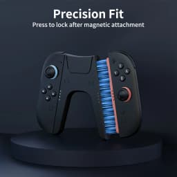 Charging Grip for Switch 2 Joy-Con Controller, Type-C Dual Charging Handle with LED Indicator Grip for Switch 2 Accessories