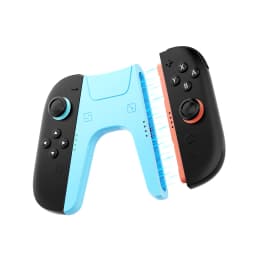 Charging Grip for Switch 2 Joy-Con Controller, Type-C Dual Charging Handle with LED Indicator Grip for Switch 2 Accessories