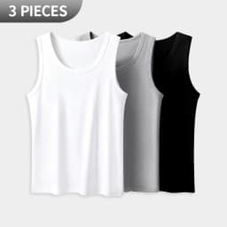 1/3-Piece Men's Short-Sleeved Plain-Color Summer Sports T-Shirt For Young People Comfortable For Home Use Multi-Functional