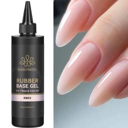 BORN PRETTY 250g Super Top Coat Gel Nail Polish Base Gel Matte Top Coat Jelly Gel Rubber Base Gel Soak Off Big Volume Varnish