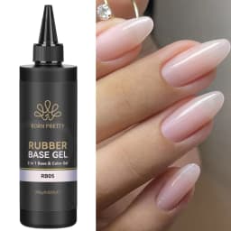 BORN PRETTY 250g Super Top Coat Gel Nail Polish Base Gel Matte Top Coat Jelly Gel Rubber Base Gel Soak Off Big Volume Varnish