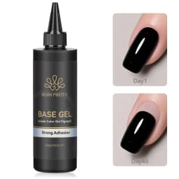 BORN PRETTY 250g Super Top Coat Gel Nail Polish Base Gel Matte Top Coat Jelly Gel Rubber Base Gel Soak Off Big Volume Varnish