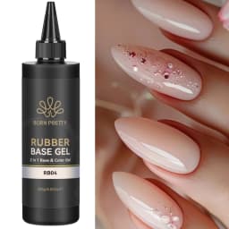 BORN PRETTY 250g Super Top Coat Gel Nail Polish Base Gel Matte Top Coat Jelly Gel Rubber Base Gel Soak Off Big Volume Varnish