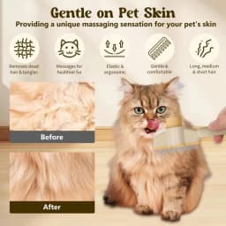 Cat Comb Pet Hair Remover One Button Dogs Brush Self-cleaning Cat Brush Massage Combs for Dog Grooming Brushes for Pet Products