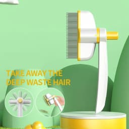 Cat Comb Pet Hair Remover One Button Dogs Brush Self-cleaning Cat Brush Massage Combs for Dog Grooming Brushes for Pet Products