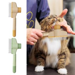 Cat Comb Pet Hair Remover One Button Dogs Brush Self-cleaning Cat Brush Massage Combs for Dog Grooming Brushes for Pet Products