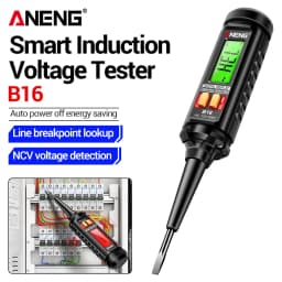 12V-300V AC Voltage Sensing Digital Tester Pen ANENG B16 Word Screwdriver Non-Contact NCV Voltage Sound and Light Alarm Detector