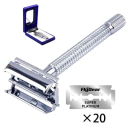 Double Edge Shaving Razor Set Classic Traditional Safety Razor For Men Beard Safety Razor for Barber Styling Accessories Tools