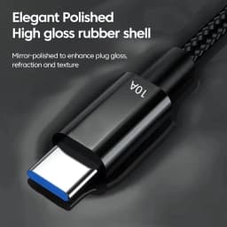 New 10A 120W Fast Charging Type C Cable Usb Data Transfer Data Cord For Xiaomi Oneplus Realme Huawei 0.25/0.5/1/1.5/2/3m