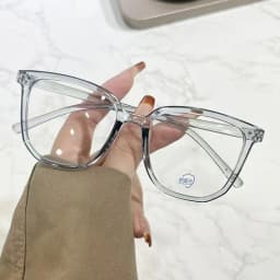 Korean Style Fashion Eyeglass Frames, Anti-Blue Light, Face Slimming Design, High-Value No-Makeup Look for Women