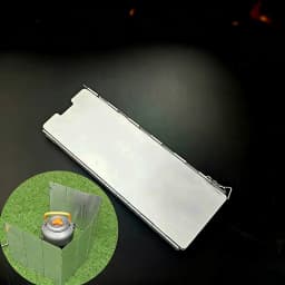 8 Plates / 10 Plates Aluminum Alloy Stove Windscreen Ultralight Foldable Stove Windshield Camping Stove Gas Stove Wind Shield