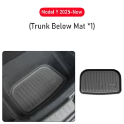 For Tesla Model Y Juniper 2025 2026 Front Rear Trunk Mats Cargo Mat Liner Seat Back Cover Pads All Weather Interior Accessories