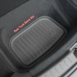 For Tesla Model Y Juniper 2025 2026 Front Rear Trunk Mats Cargo Mat Liner Seat Back Cover Pads All Weather Interior Accessories