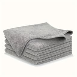 5-20Pcs Light Gray Microfiber Kitchen Towels, Ultra Absorbent Soft Cleaning Cloths, Stain Remover Dish Cloths Set