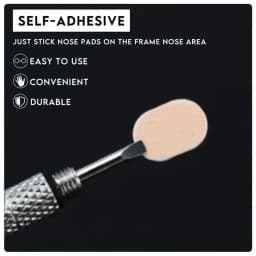 Self-adhesive Soft Foam Anti-slip Glasses Nose Pads Protection Eyeglass Sponge Bridg Instant Lifting Effect for Comfortable Wear