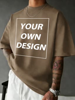 Personalized Custom Print Summer Cotton Comfy T-Shirt Basics Fashion Short Sleeve Street Sport Tee Shirts Loose Breathable Top