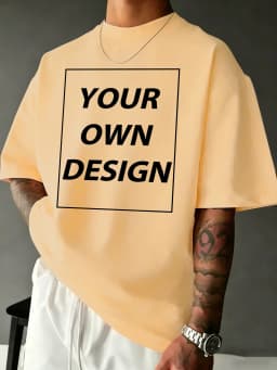 Personalized Custom Print Summer Cotton Comfy T-Shirt Basics Fashion Short Sleeve Street Sport Tee Shirts Loose Breathable Top