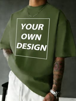 Personalized Custom Print Summer Cotton Comfy T-Shirt Basics Fashion Short Sleeve Street Sport Tee Shirts Loose Breathable Top