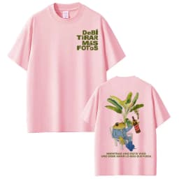 Rapper Bad Bunny T-shirt Debi Tirar Mas Fotos DTMF World Tour T Shirts Men's Women Fashion Vintage Hip Hop Streetwear T-shirts